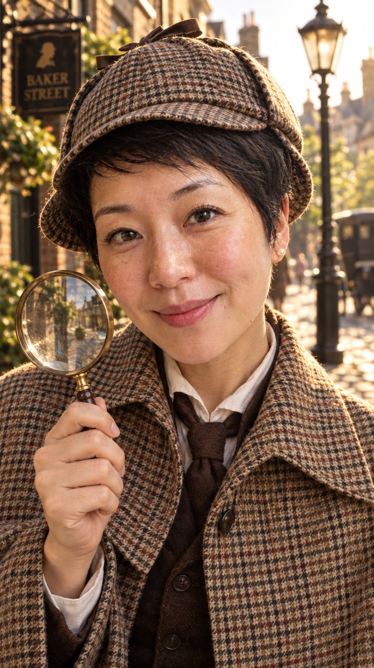 Detective, AI-made demo look