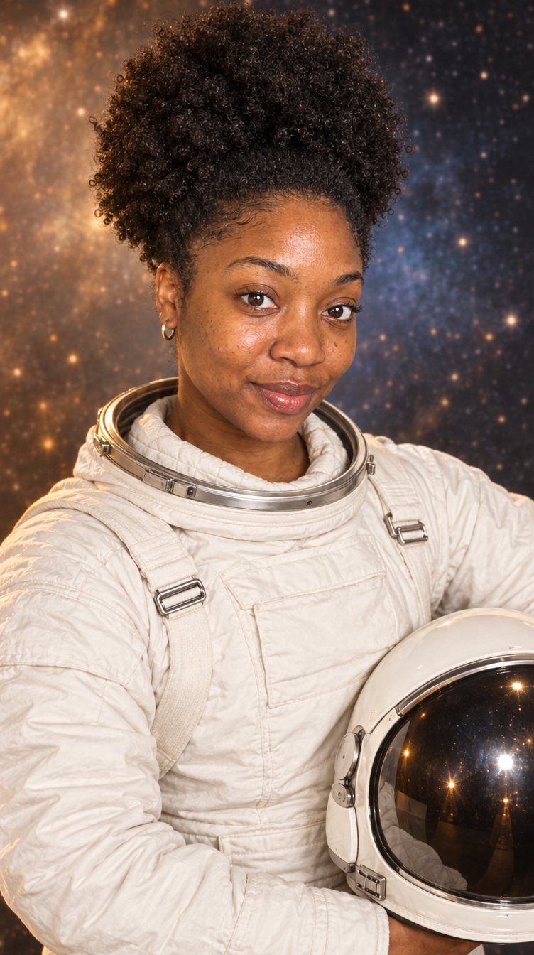 Astronaut, AI-made demo look