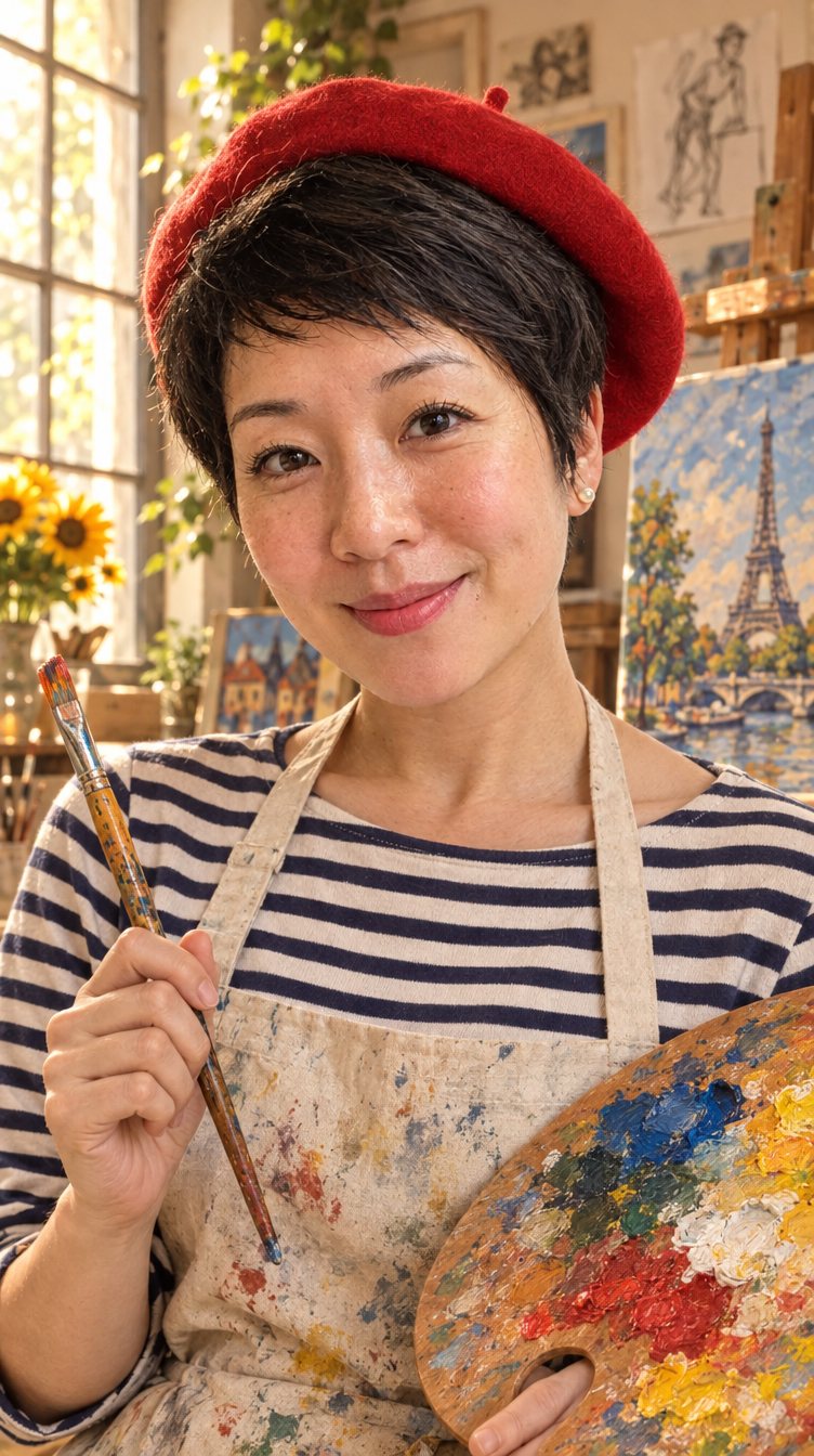 Painter, AI-made demo look